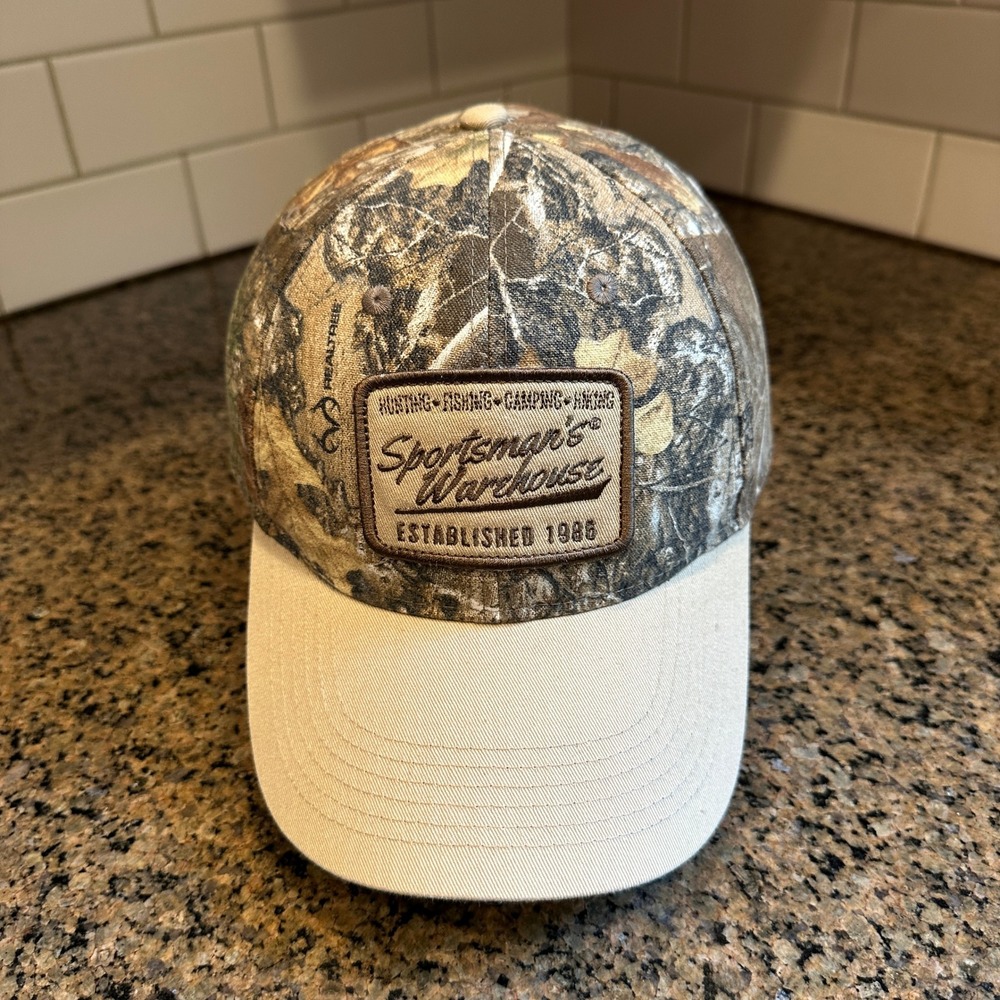 Sportsman's Warehouse Realtree Camo Strap Back Hat Cotton